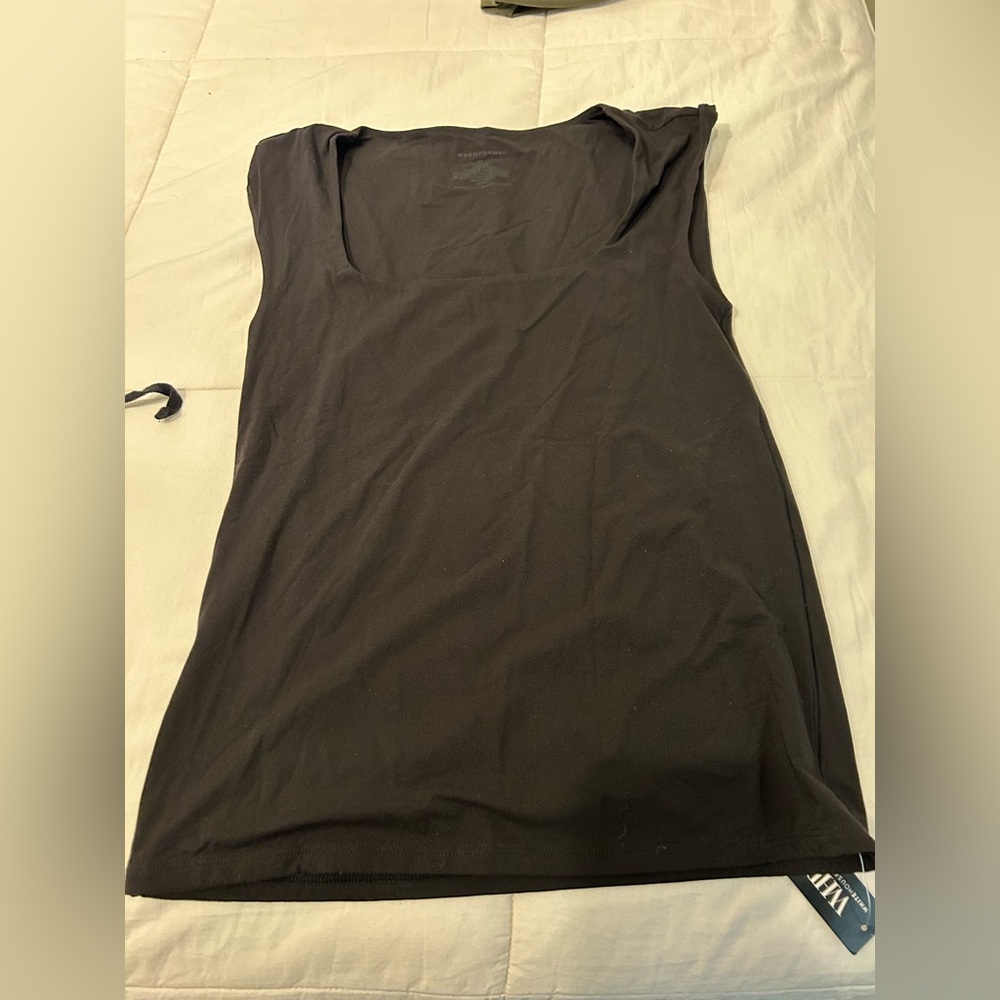WHBM Olive Green Sleeveless Top Size M